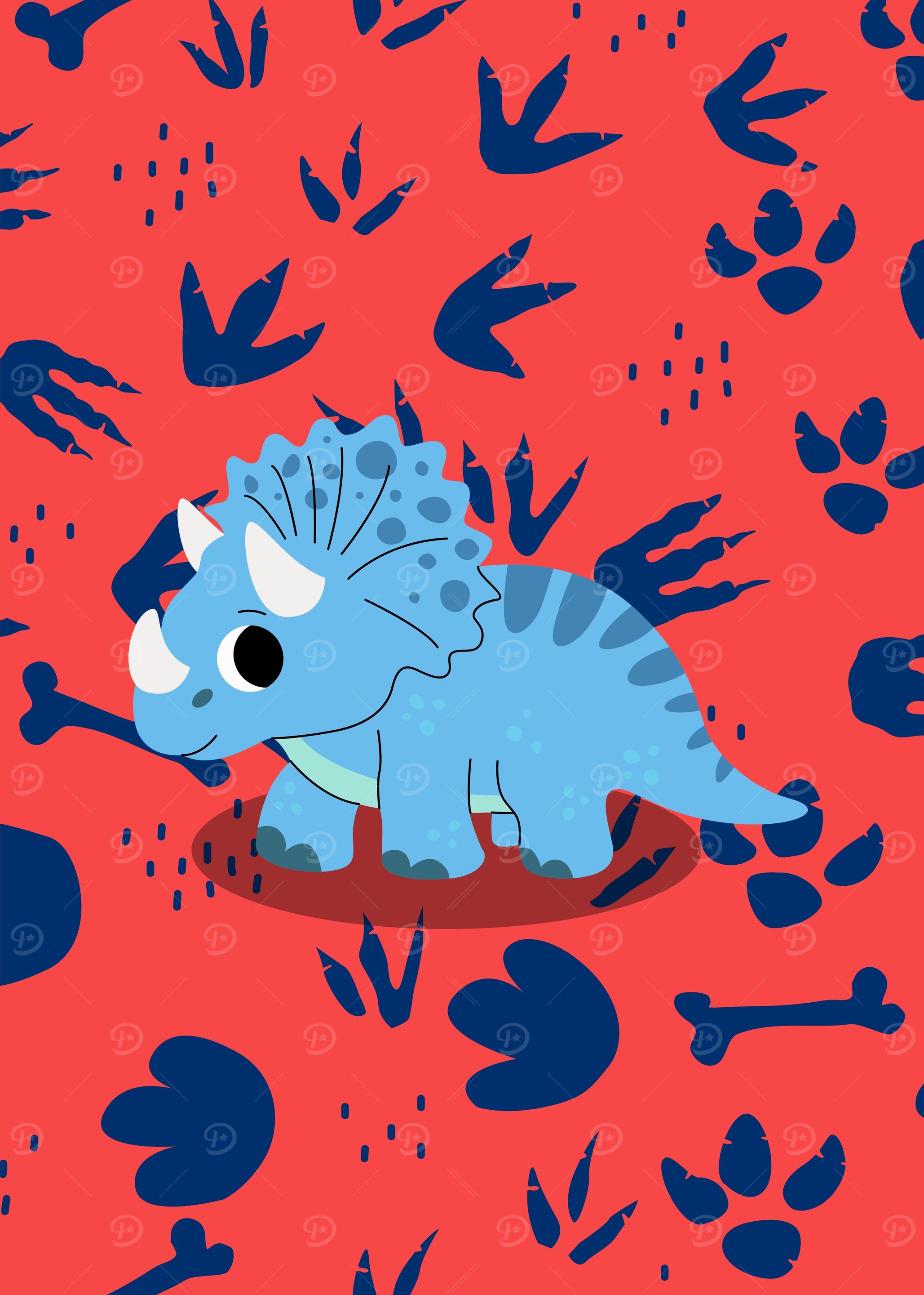 Blue Dinosaur
