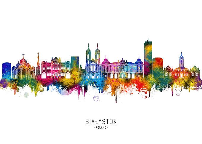 Bialystok Poland Skyline