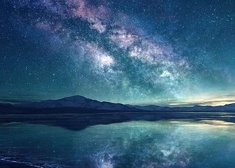 Milky Way Over The Ocean