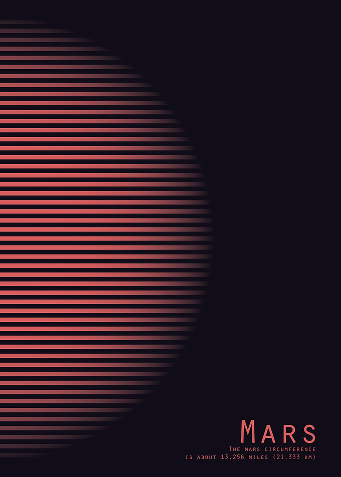 Optical illusion Mars