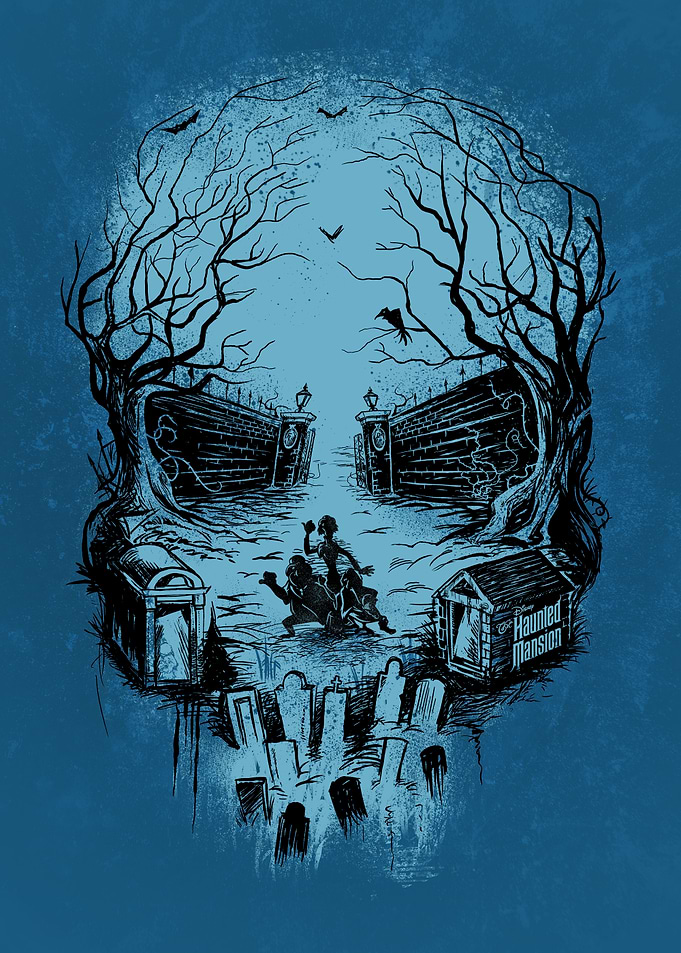 Haunted Mansion Skull