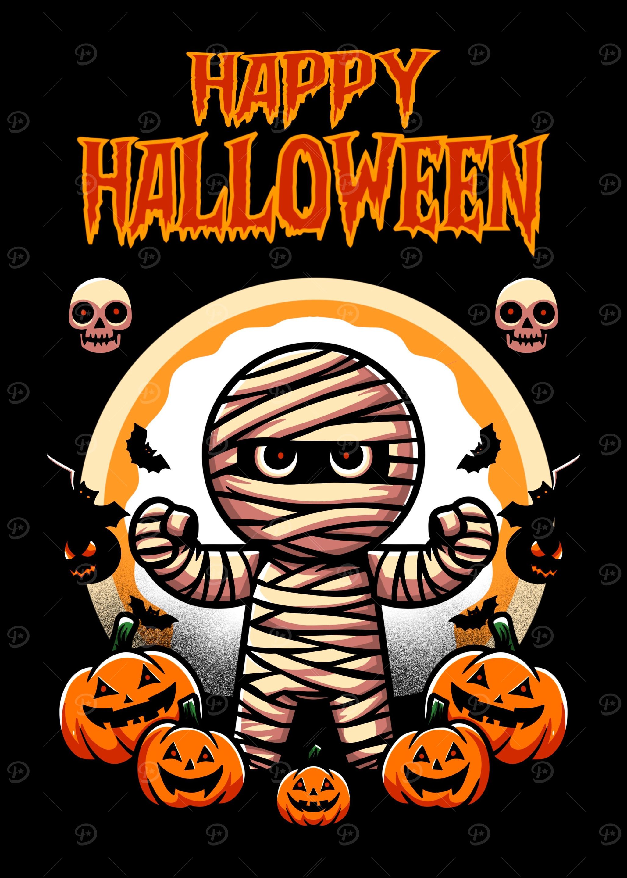 Mummy Happy Halloween