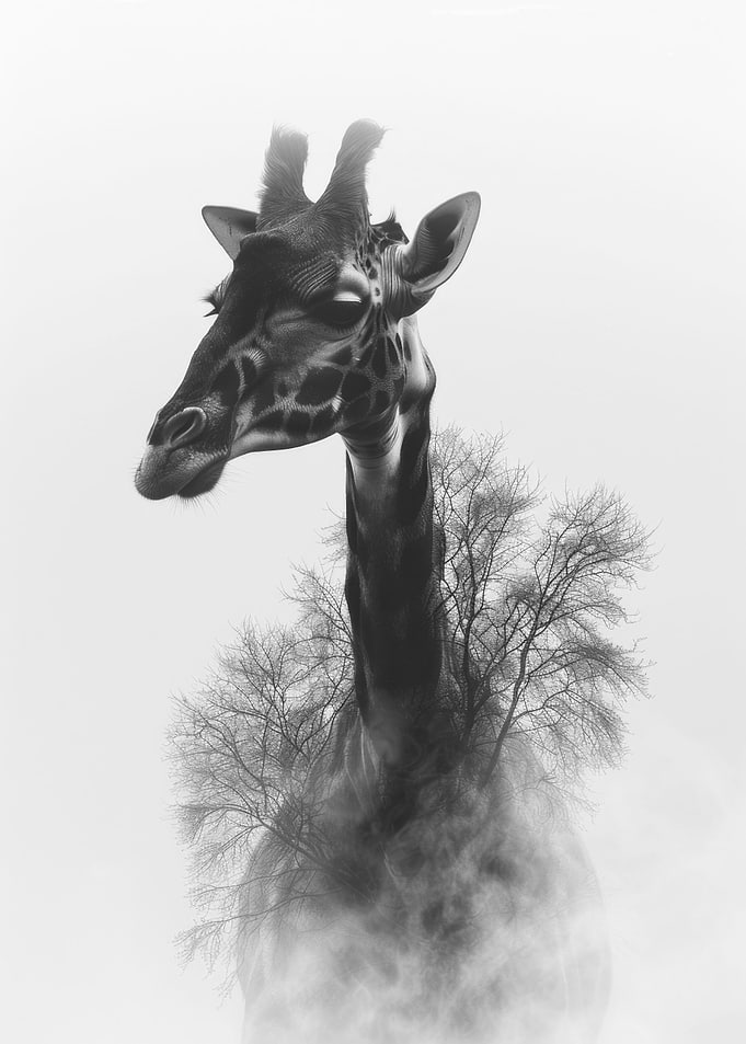Giraffe portrait
