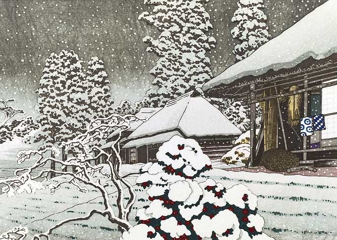 Snow at Ichinokura