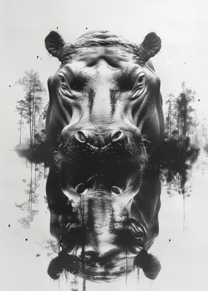 Hippo portrait