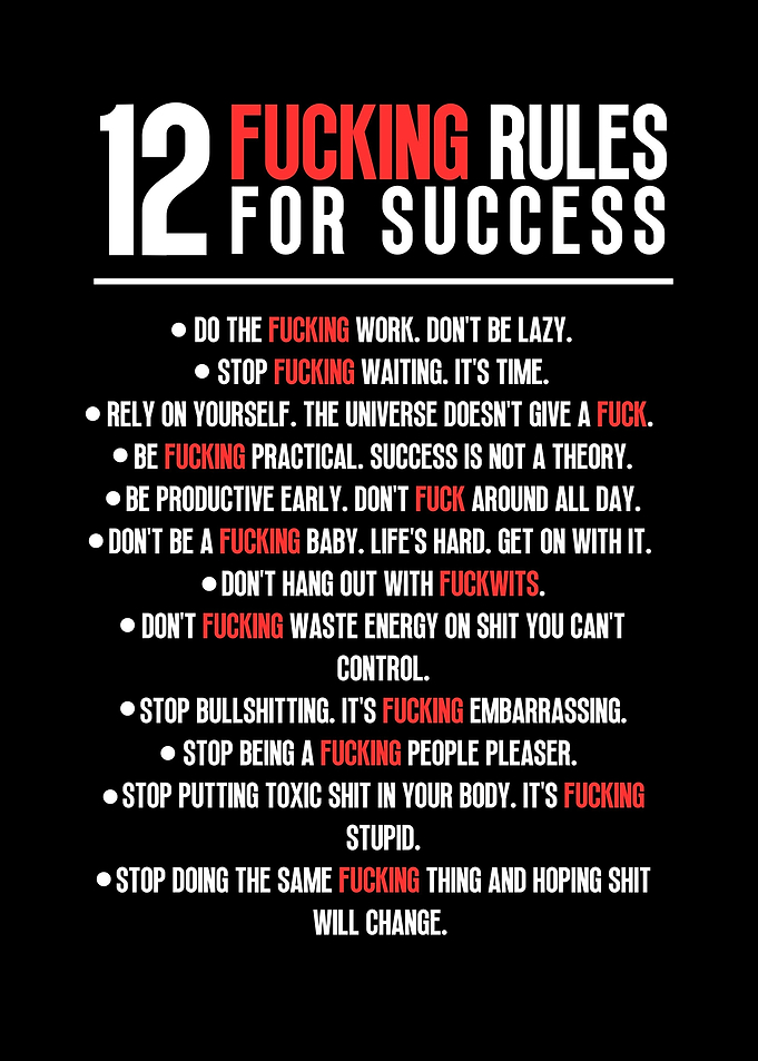 12 Rules For Success