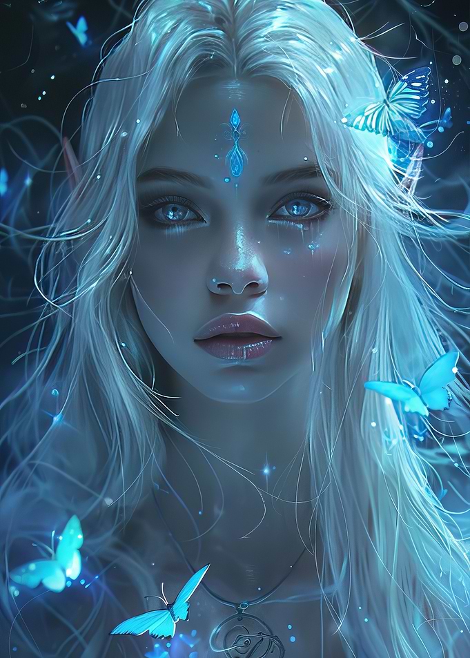 Blue Girl Butterfly