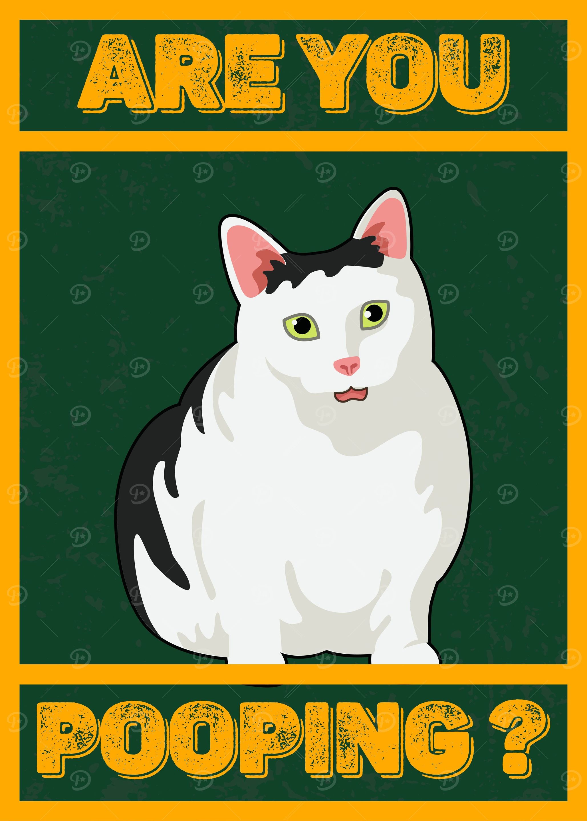 Funny Pooping Cat Meme