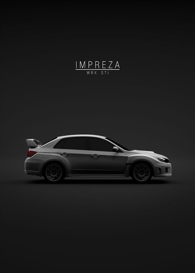 2011 Impreza WRX STi Grey