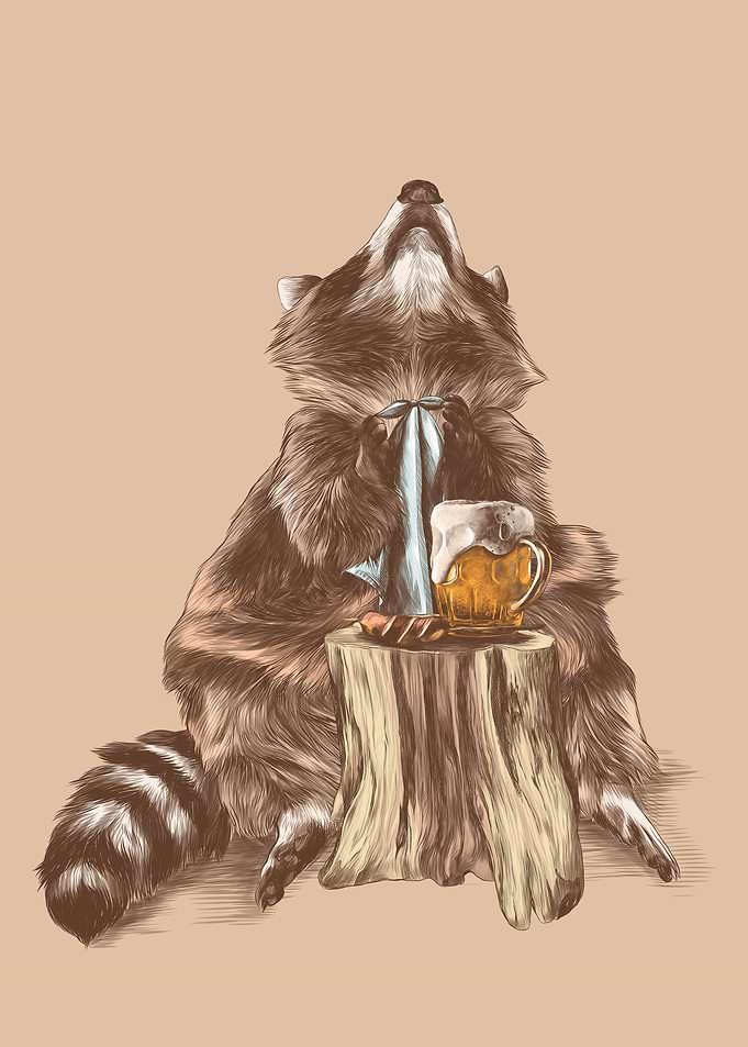 Raccoon Beer Barbecue