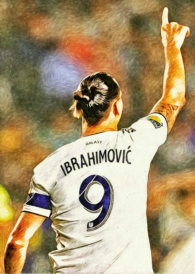 ibrahimovic art drawing