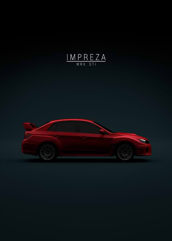 Impreza WRX STi 2011 Red