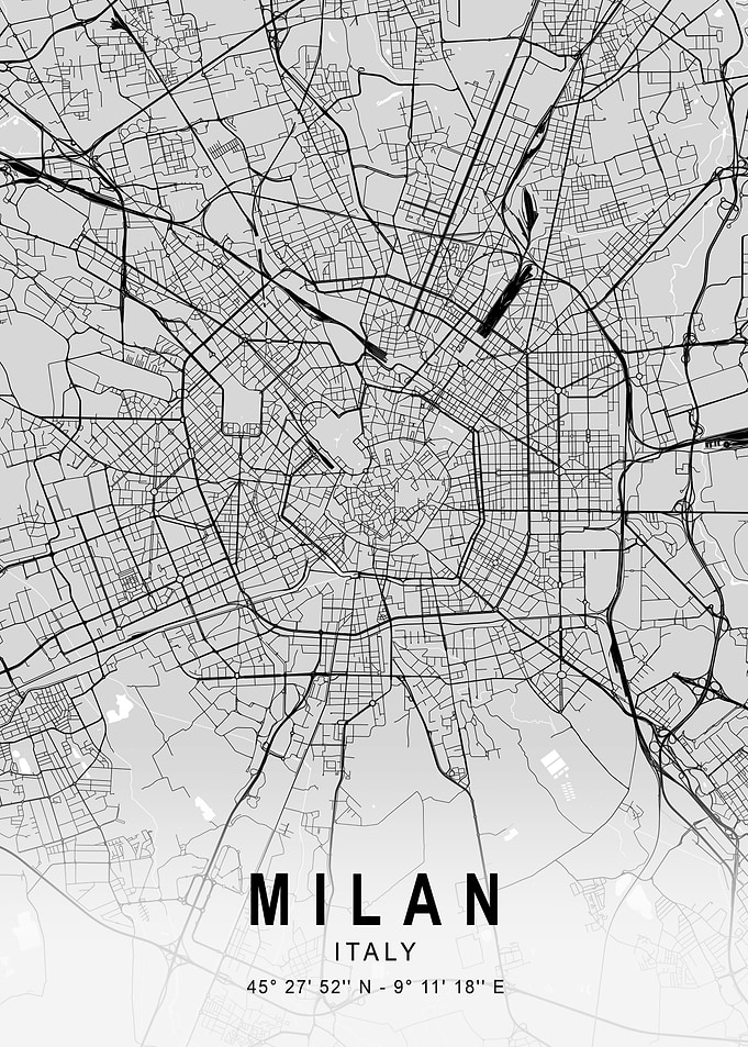 Milan Light Map