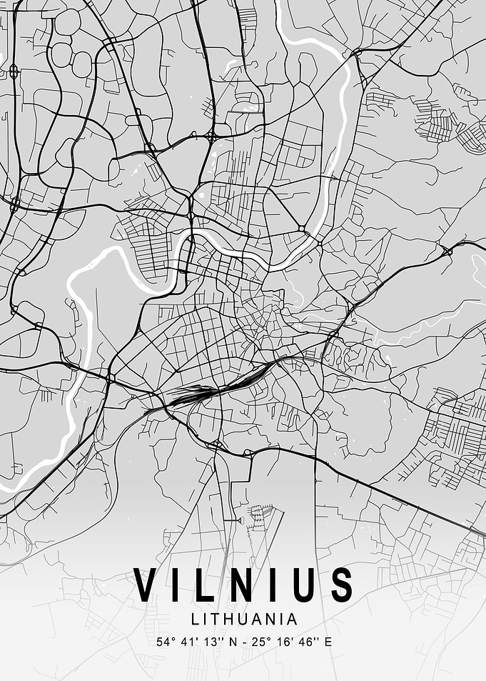 Vilnius Light Map