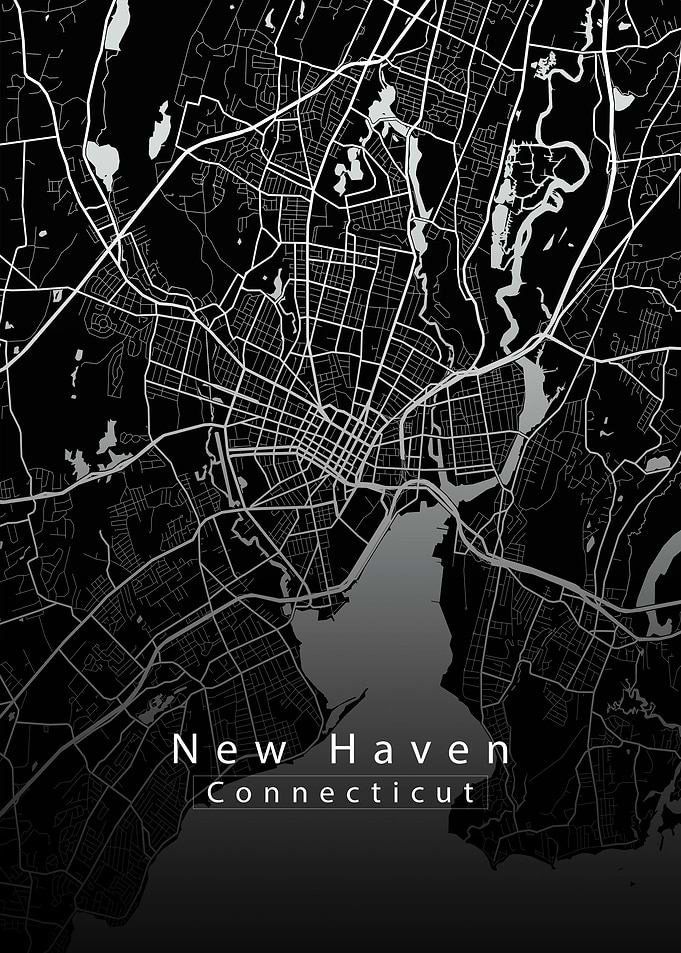 New Haven Connecticut Map