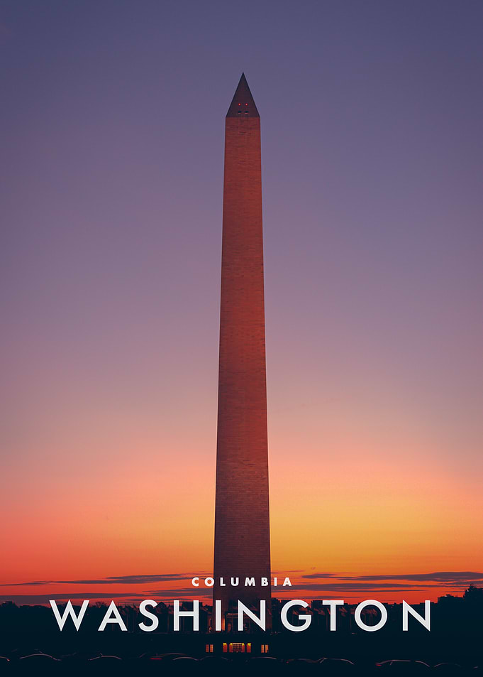 Washington Monument Sunset