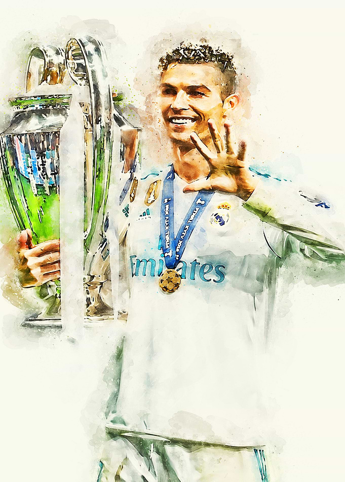 Cristiano Ronaldo Painting