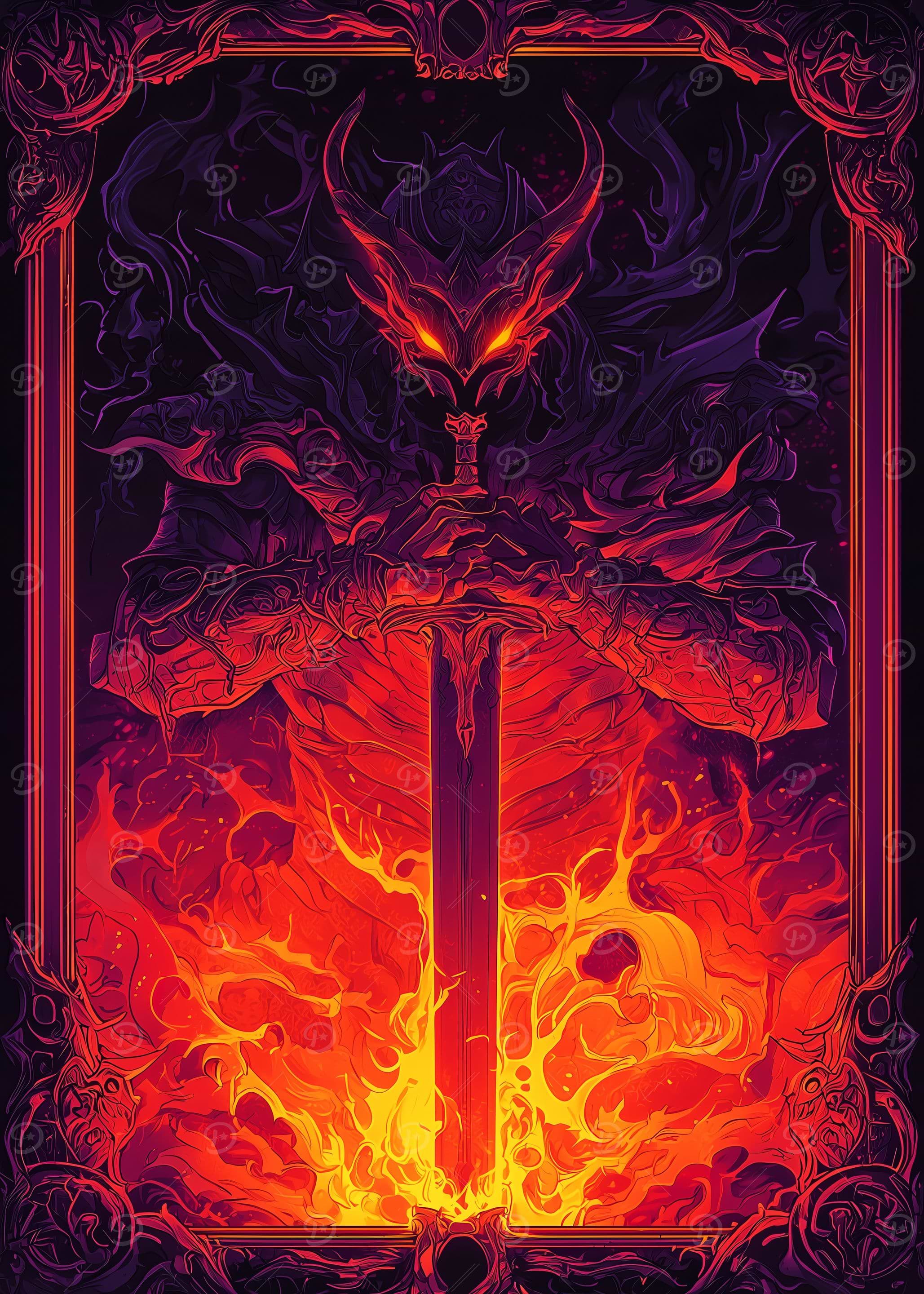 Dark Knight with Sword