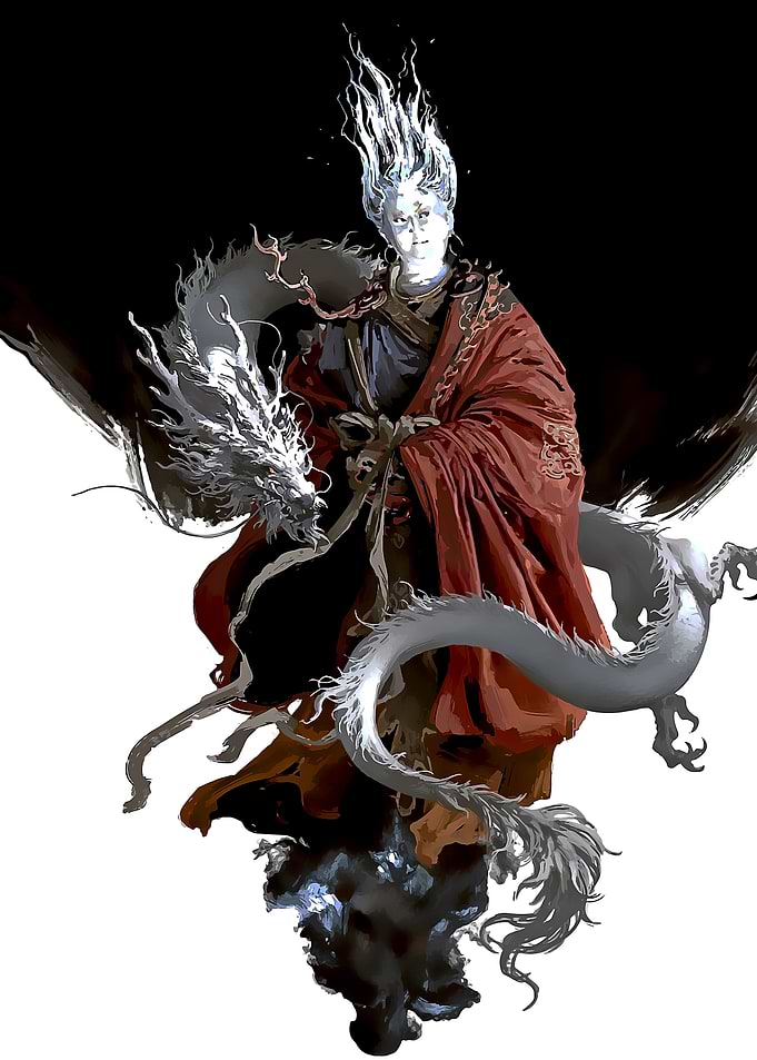 Dragon and Monk