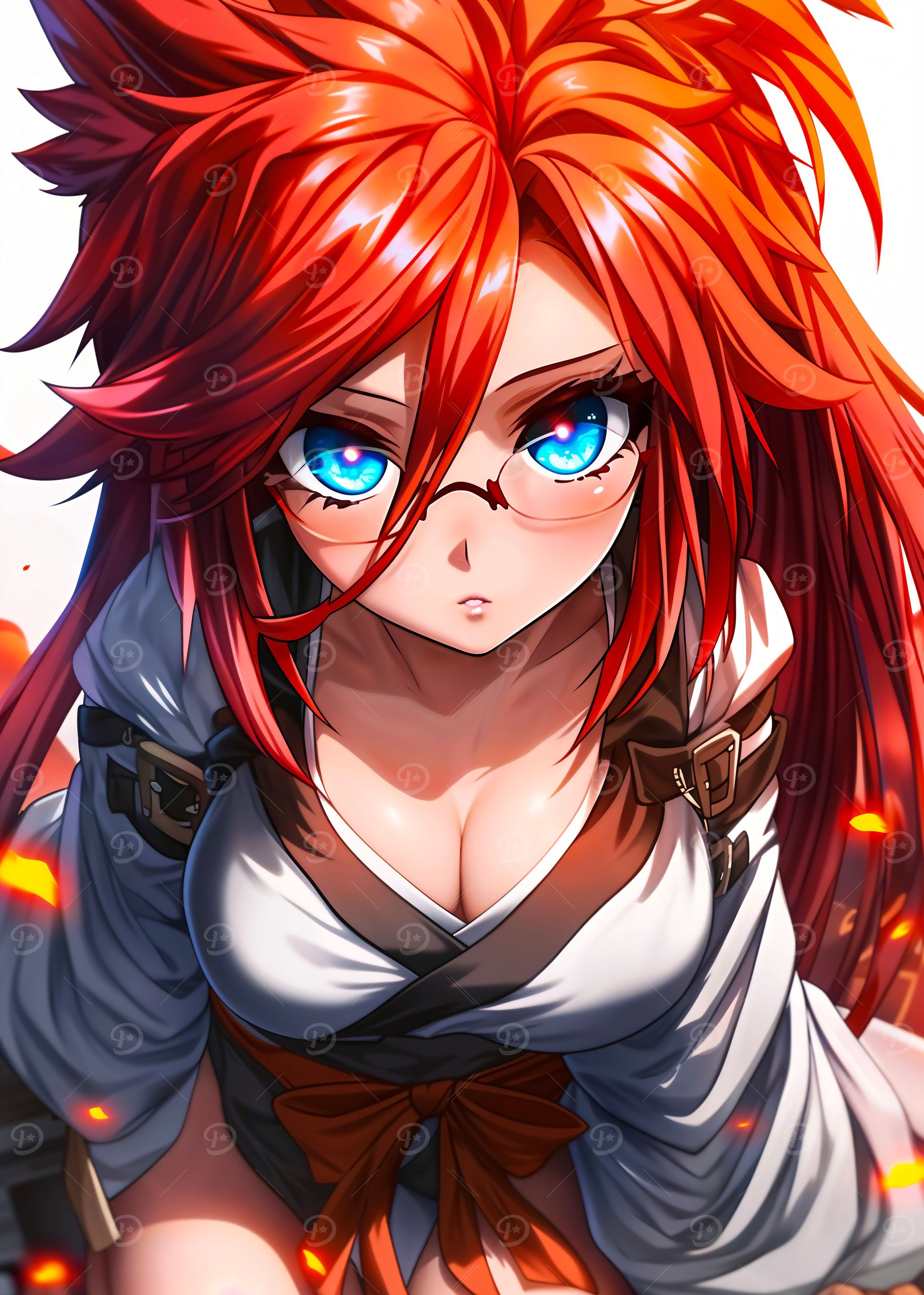 Redhead Blue eyed Samurai
