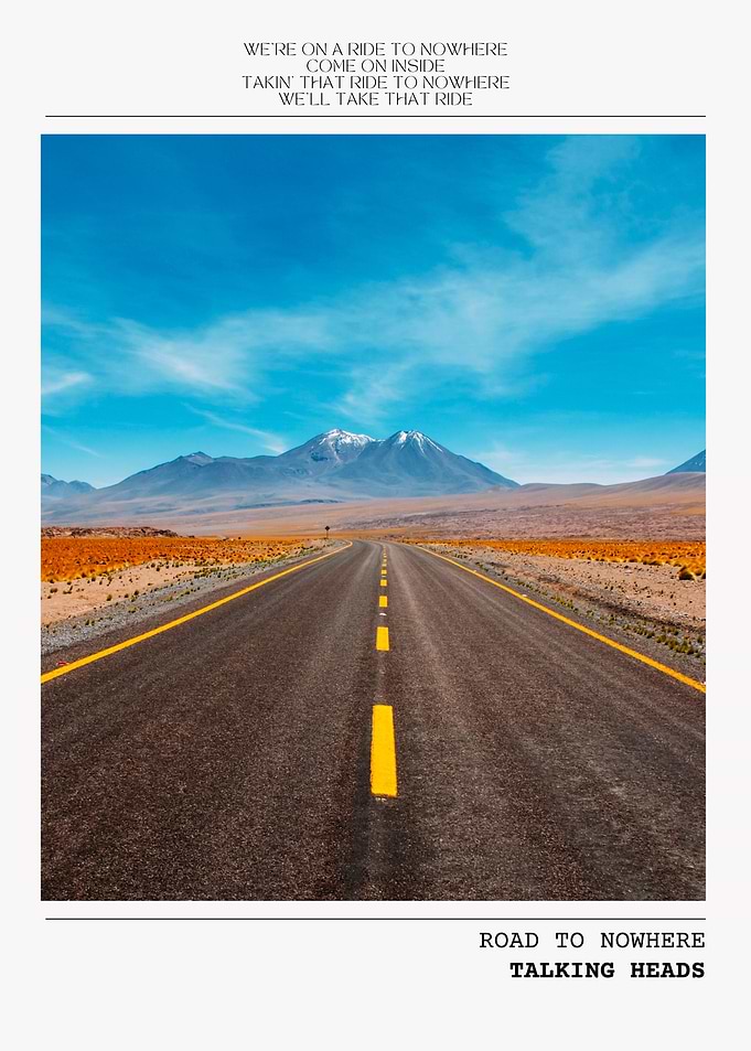 Talking Heads Road to Nowhere