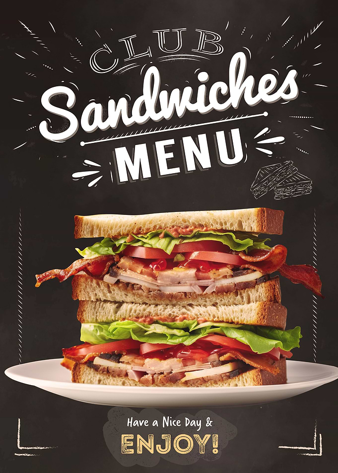 Club Sandwich Ham Tomato