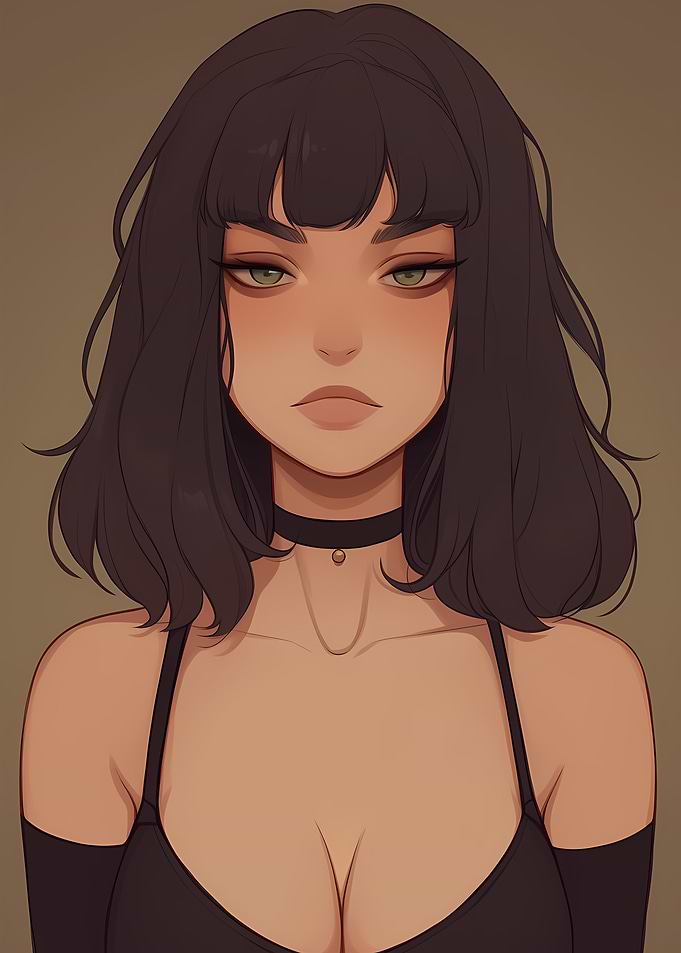 Meh Anime Girl Portrait