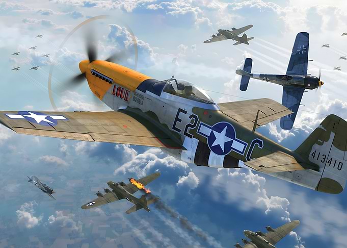 Aircraft North P51 mustang