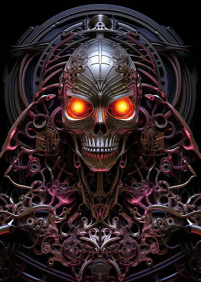 Cybernetic Skull