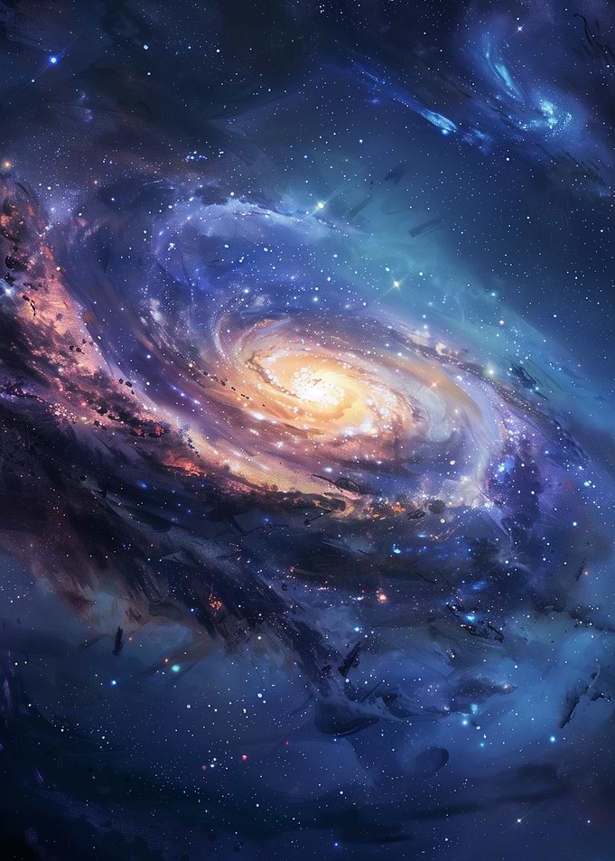 Spiral Galaxy Artwork