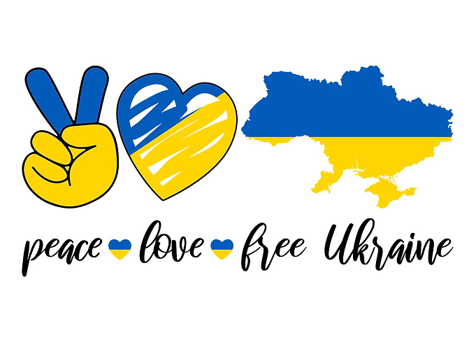 Peace Love Free Ukraine