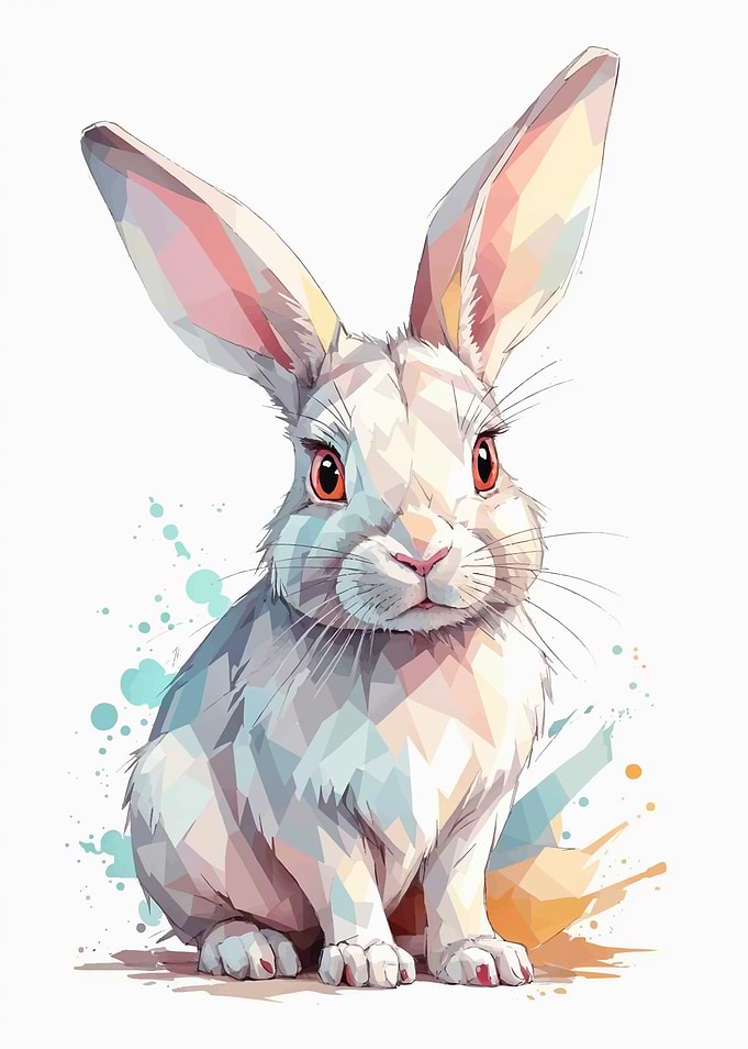 White Rabbit Illustration