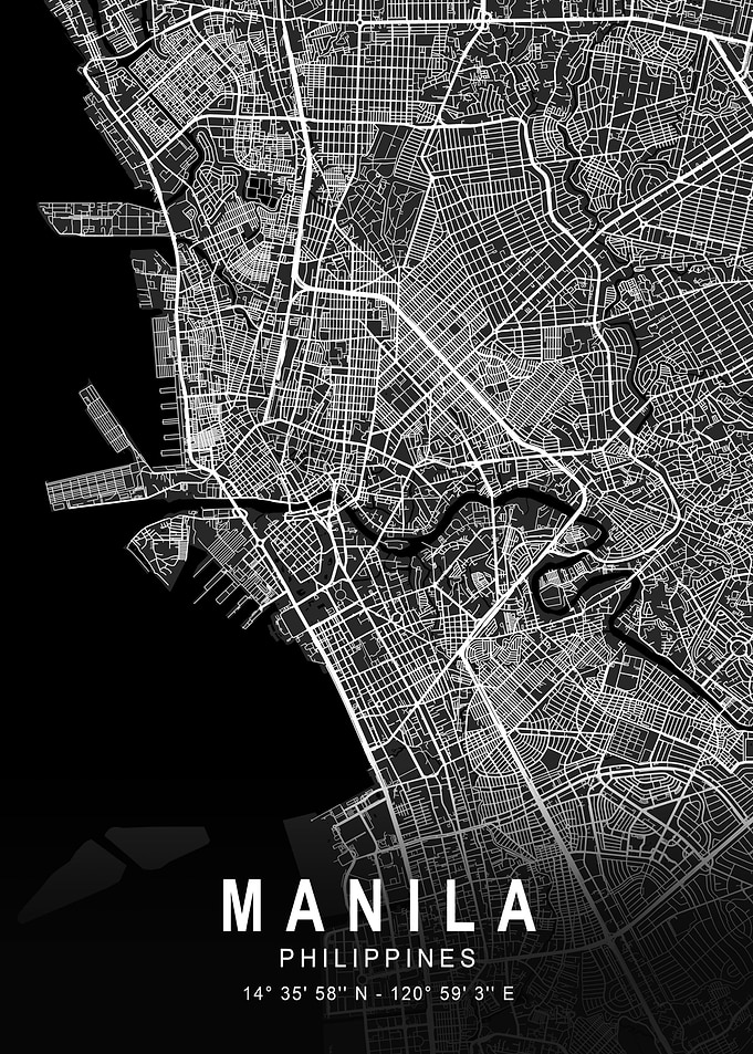 Manila Dark Map