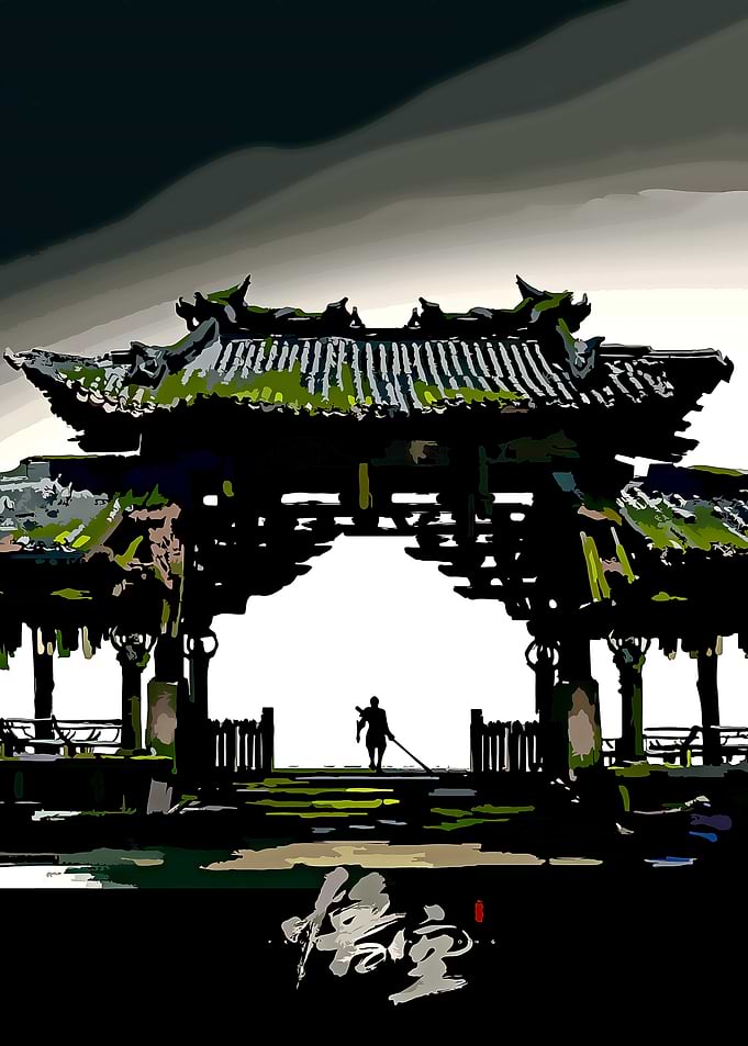monkey king in the Gate