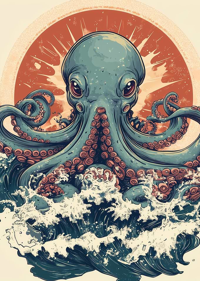 Octopus Rising