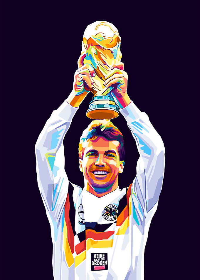Lothar Matthäus Footballer Wpap Art
