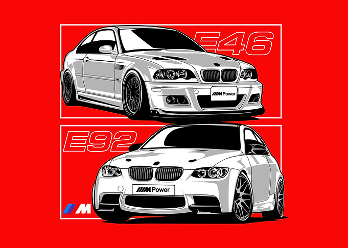 M3 Generations E46 E92