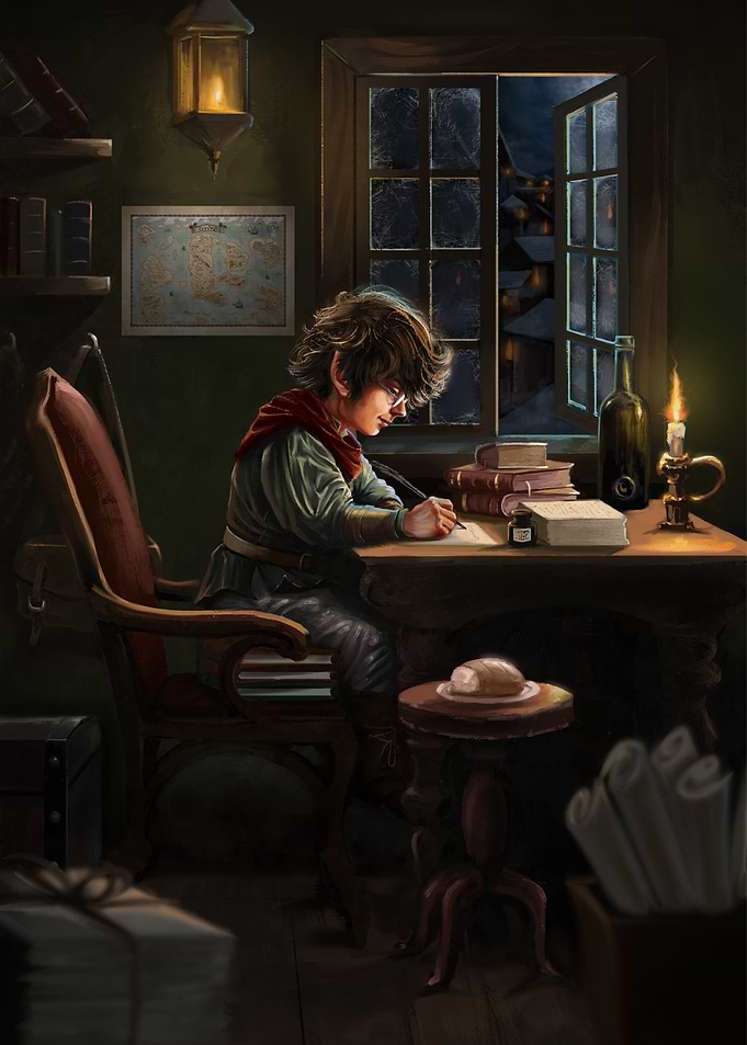 Lo-fi Halfling Study