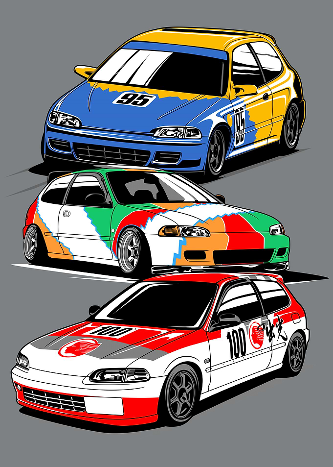 EG6 Legend Race Cars