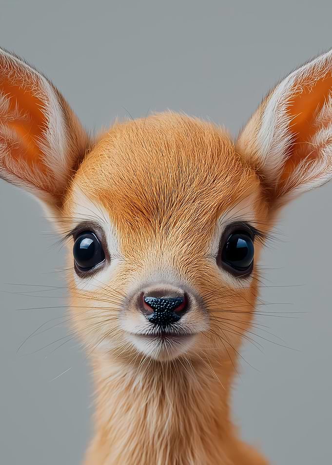 Cute Baby Deer Portrait