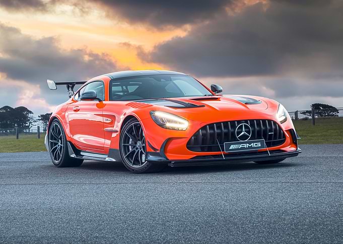 mercedes amg gt black seri