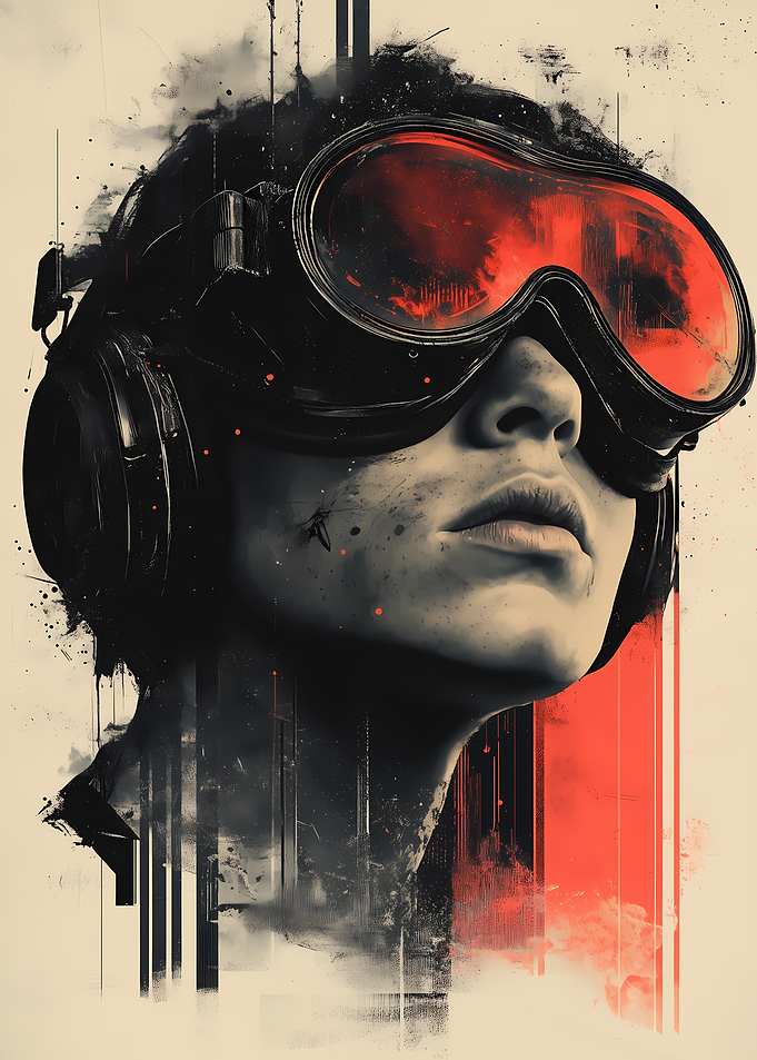 Cyberpunk Goggles Portrait