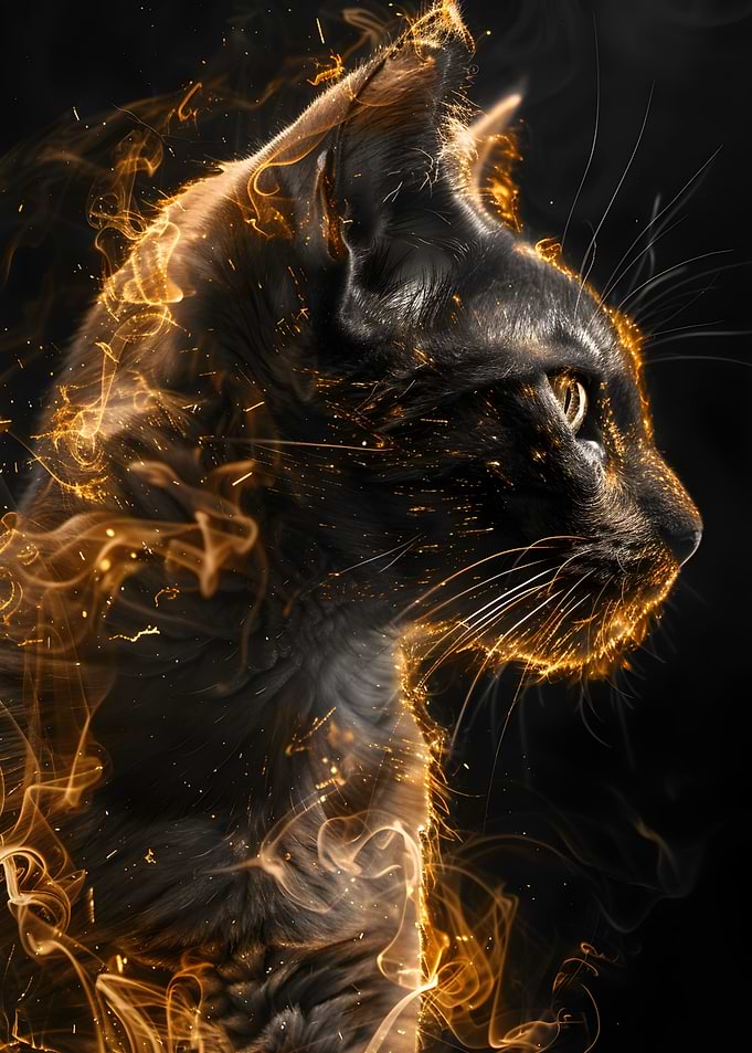 Cat Flames Photography