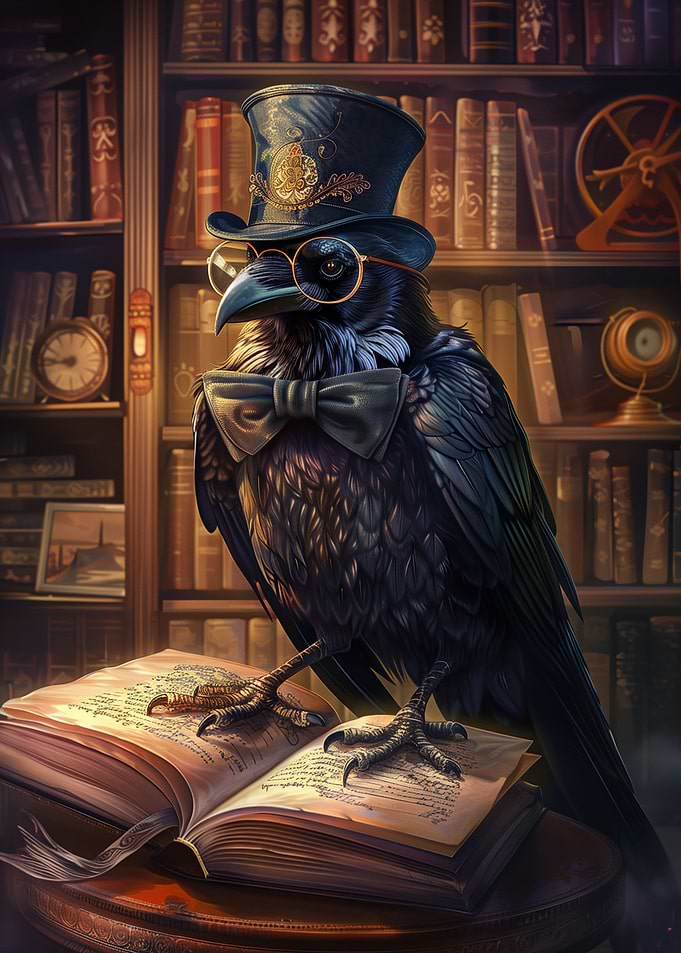 Smart Raven Book Library