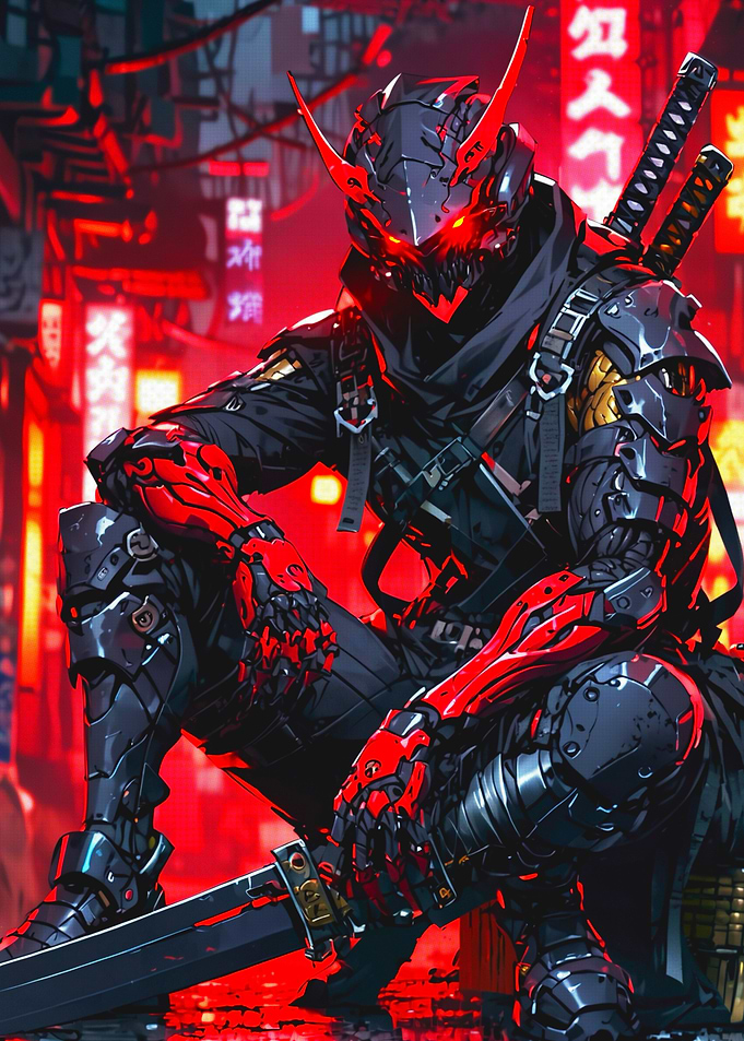 Samurai Neon City