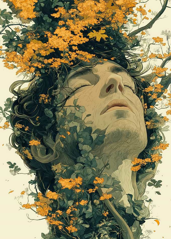 Man Embracing Nature