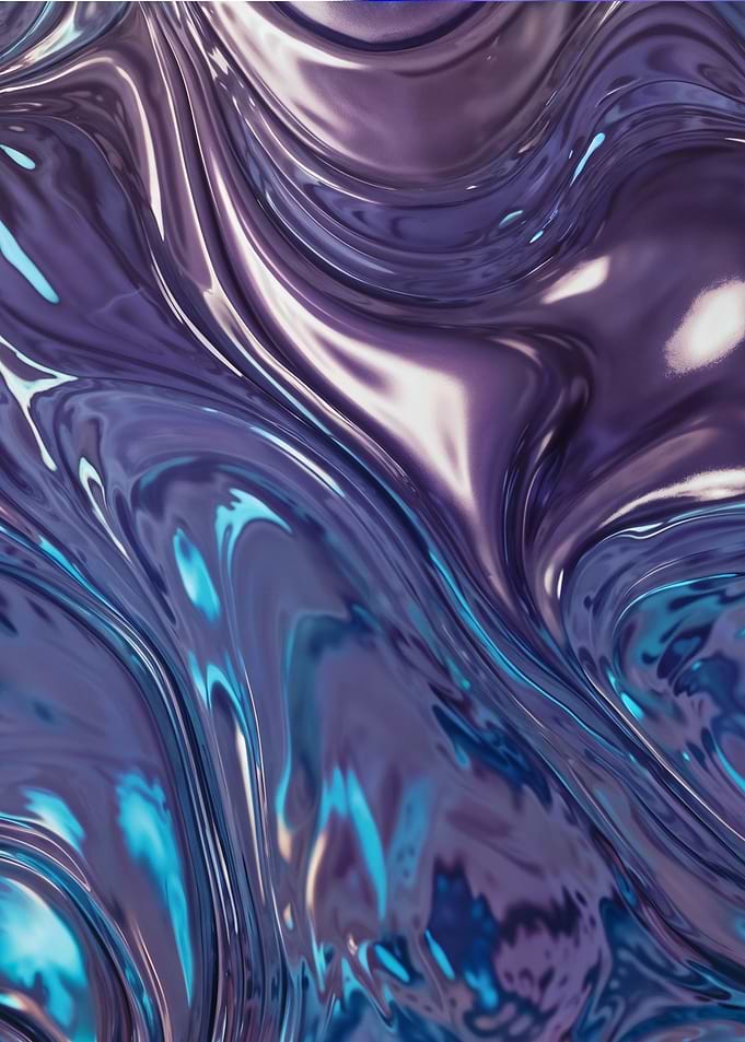 Blue and pink Holographic