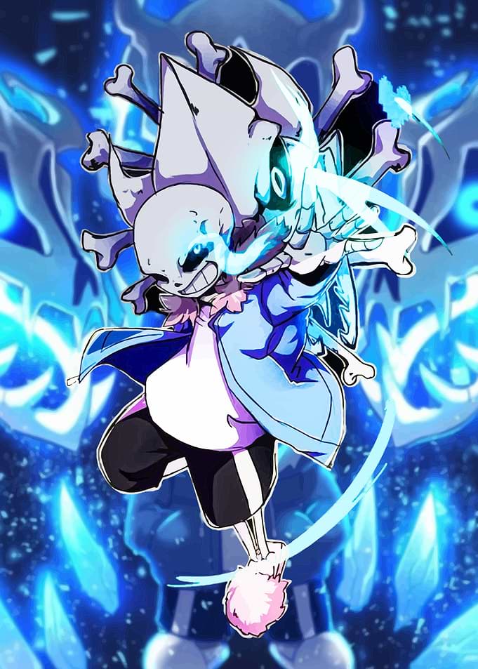 Neon Skull Undertale