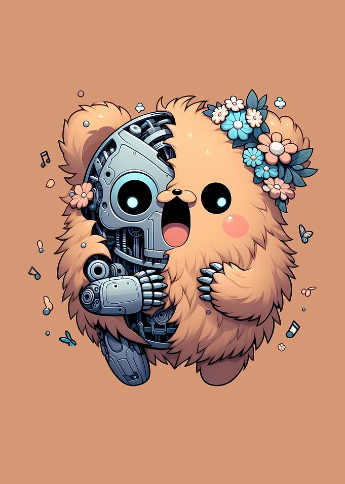Robot Bear Plush