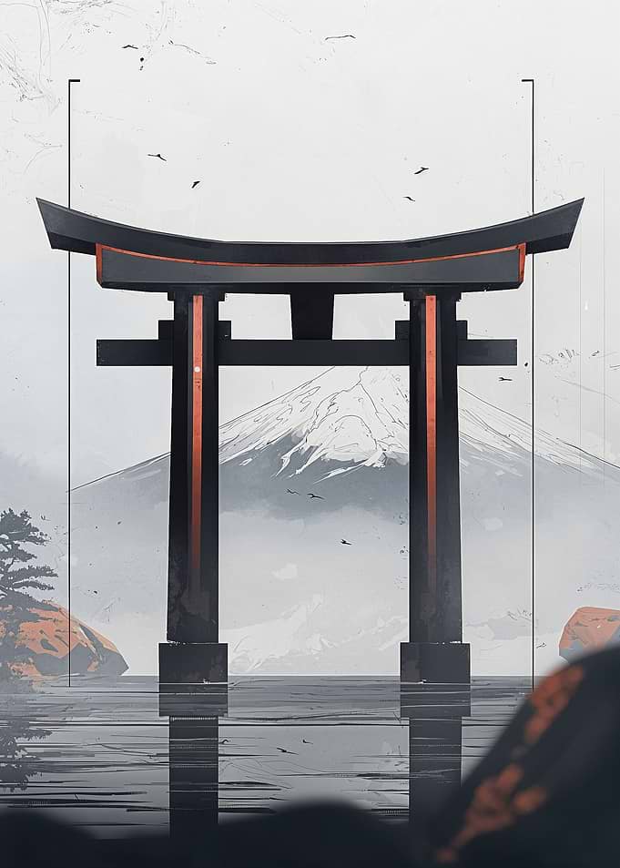 Torii Gate Japan aesthetic